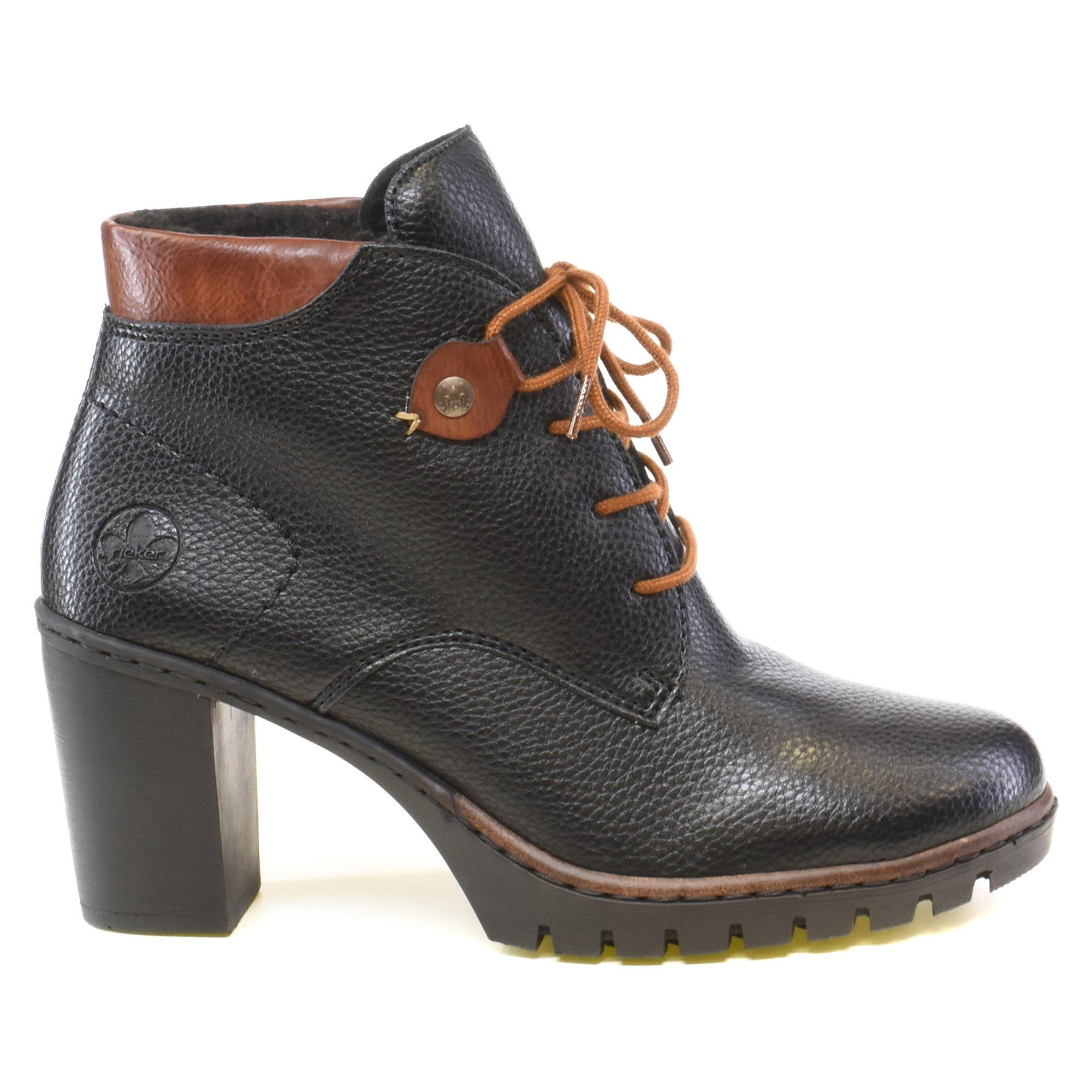 Черевики зимові жіночі Rieker р. 38 Чорний (013546-38) - фото 7