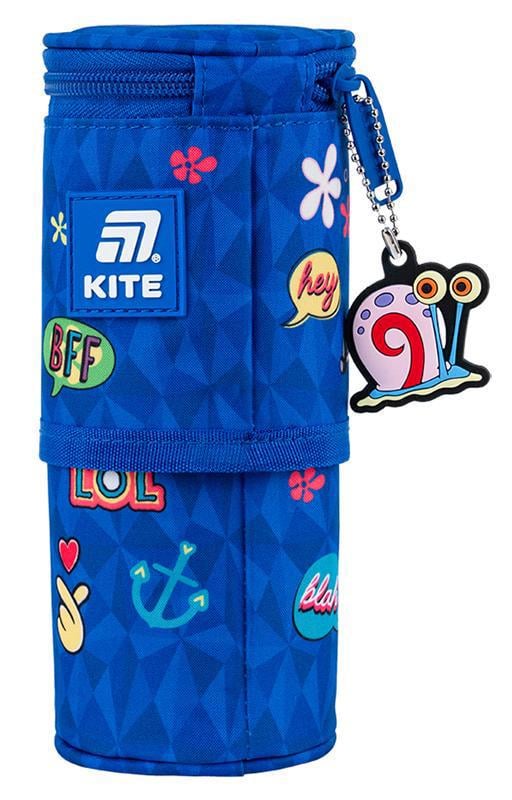 Пенал шкільний KITE Sponge Bob на 1 відділення з підвіскою (114123)
