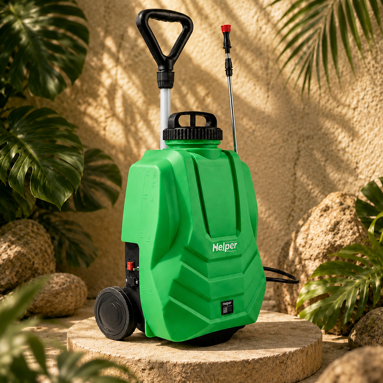 Опрыскиватель аккумуляторный Helper HP-1167 с колесами 16 л