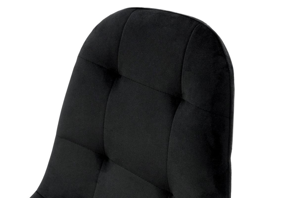 Стілець кухонний Мікс Меблі Квест Чорний/Велюр Чорний - фото 3 Стілець кухонний Мікс Меблі Квест Чорний/Велюр Чорний - фото 3