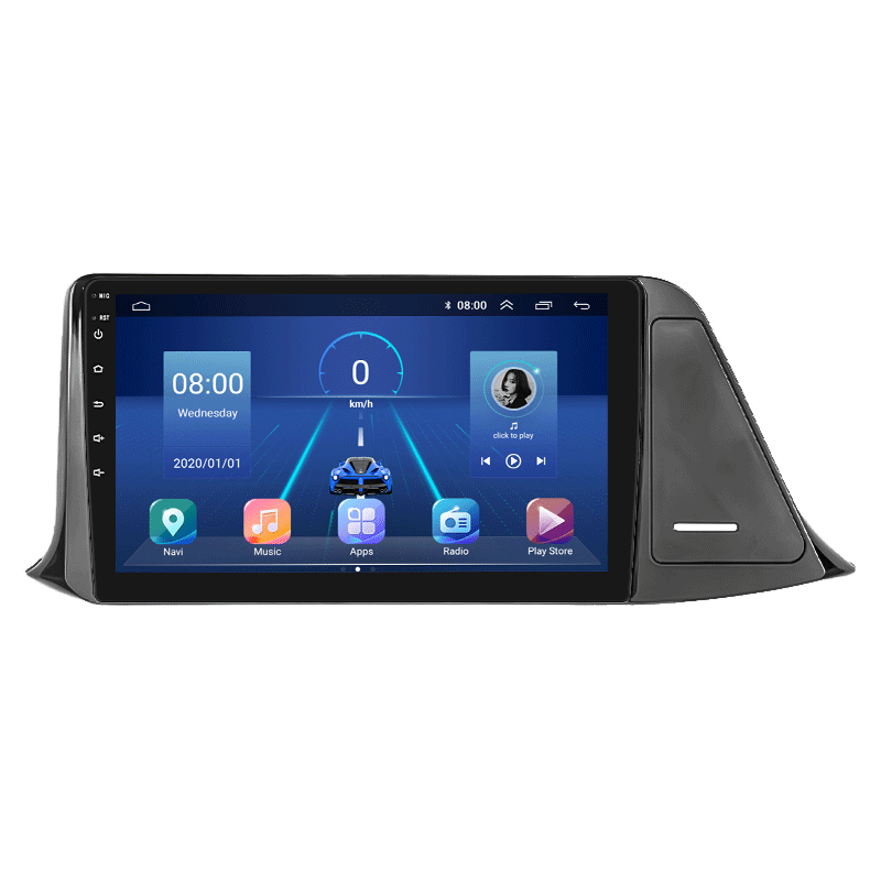 Штатная магнитола 9" Lesko для Toyota C-HR I 2016-2019 6/128Gb 4G Wi-Fi GPS Top Тойота
