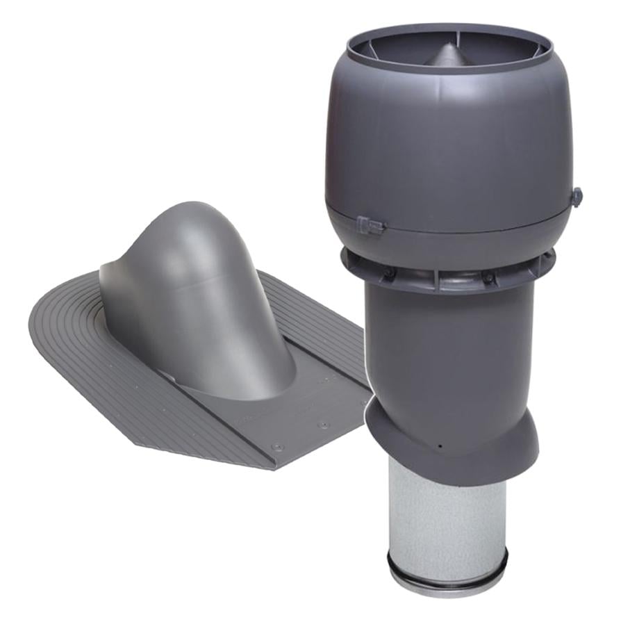 Вихід вентиляційний Vilpe для бітумної черепиці утеплений Ø 160 мм 500 мм 7024 Графітовий (30078836) - фото 1 Вихід вентиляційний Vilpe для бітумної черепиці утеплений Ø 160 мм 500 мм 7024 Графітовий (30078836) - фото 1