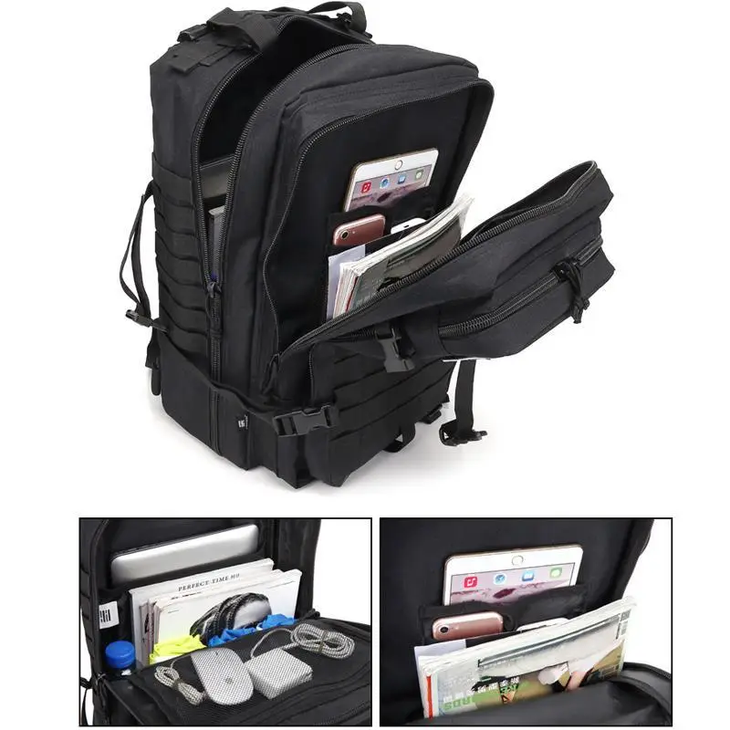 Рюкзак тактичний Outdoor л 40 Чорний (ta40 black) - фото 6 Рюкзак тактичний Outdoor л 40 Чорний (ta40 black) - фото 6