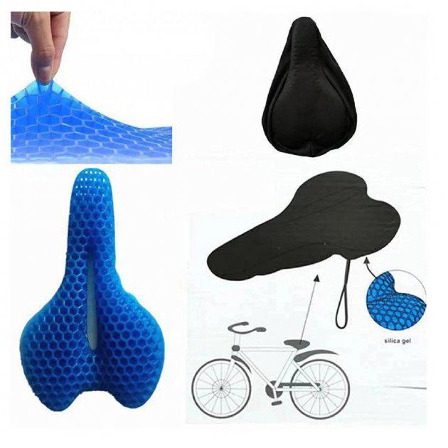 Подушка для сидения велосипеда ортопедическая гелевая (3c91cf41) - фото 2 Подушка для сидения велосипеда ортопедическая гелевая (3c91cf41) - фото 2