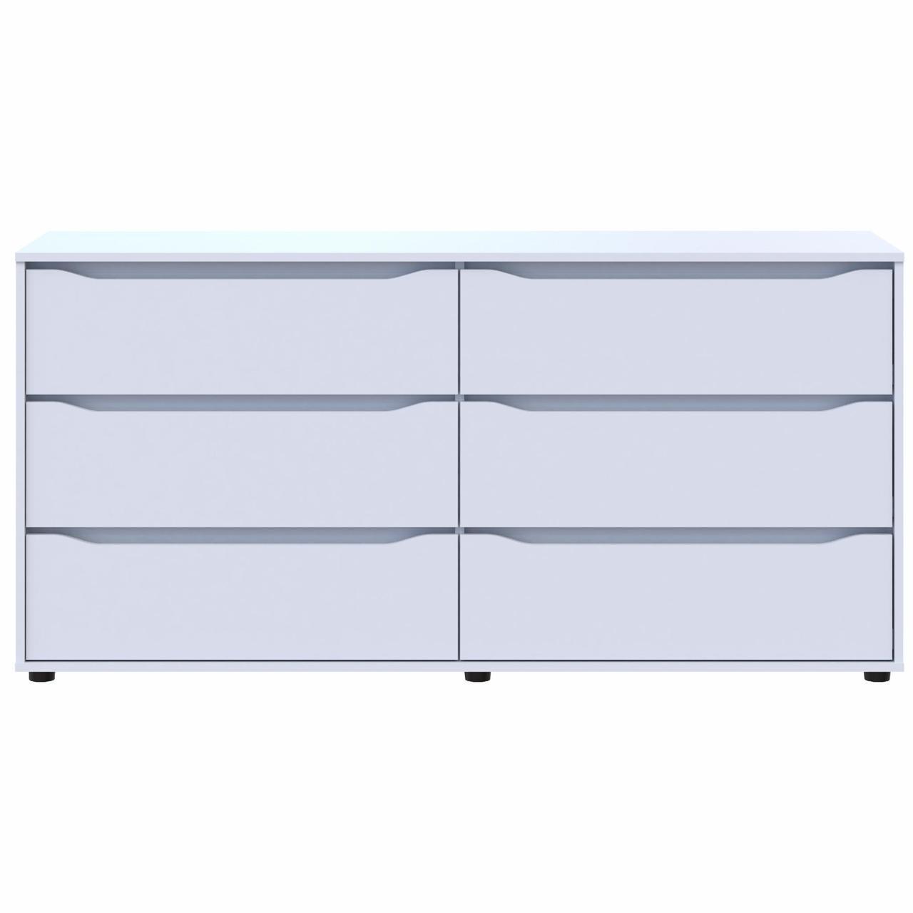 Комод в спальню Doros Глобус 160х48х78 см Белый (DRS-011291)