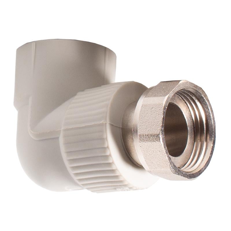 Колено Reiger PP-R РО 25х3/4 с накидной гайкой (TU-20732)