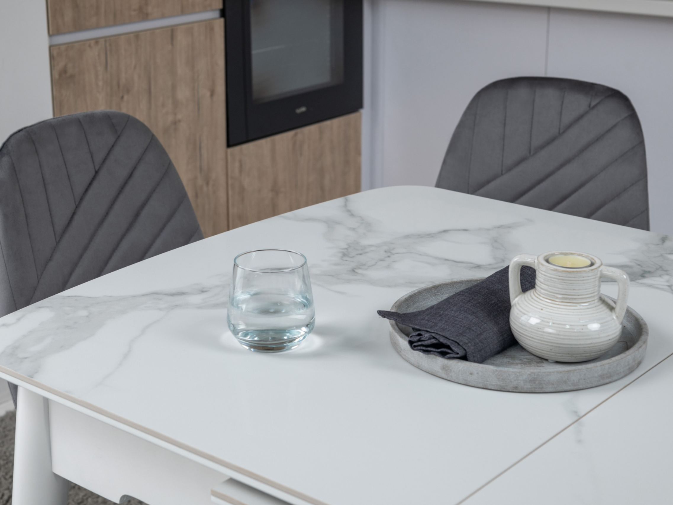 Стол обеденный раскладной Ветро 1200-1600/800/760 мм Вайд клауд/Белый(TМ-76) - фото 11 Стол обеденный раскладной Ветро 1200-1600/800/760 мм Вайд клауд/Белый(TМ-76) - фото 11