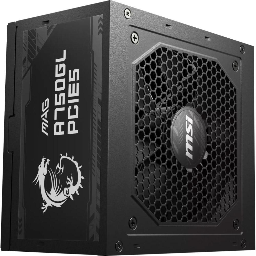 Блок питания модульный MSI MAG A750GL PCIE5 ATX 3.1 750W 80+ Gold Black (29424534) - фото 5 Блок питания модульный MSI MAG A750GL PCIE5 ATX 3.1 750W 80+ Gold Black (29424534) - фото 5