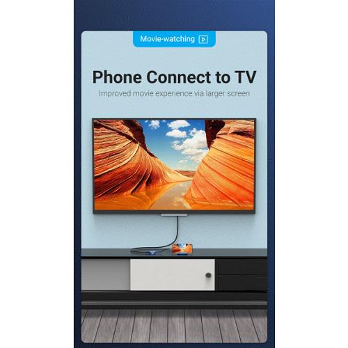 Переходник Vention USB Type-C to VGA F 0,15 м (TDFHB) - фото 3