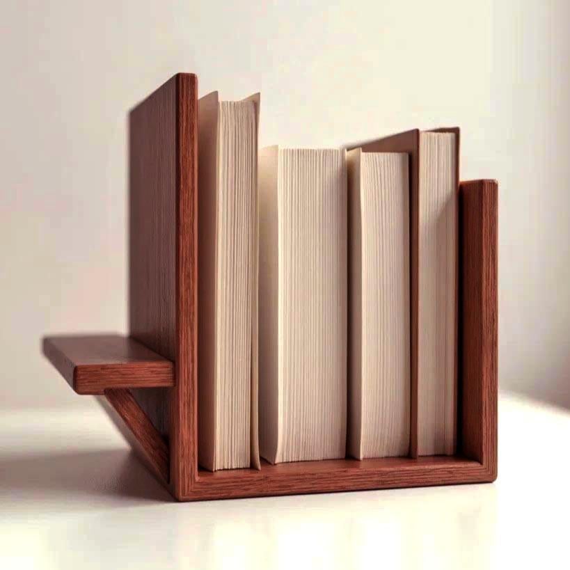 Полка книжная настольная из дерева Дантарен Шафран (КПА-000806)