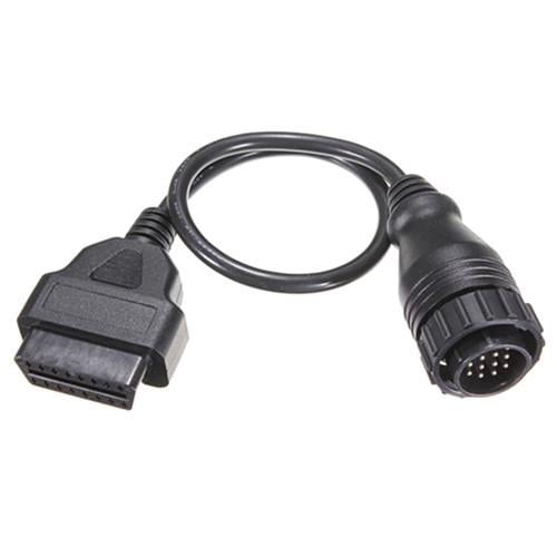 Кабель-переходник с OBD2 16pin мама на Mercedes Sprinter VW LT 14pin папа 26 см Black (284264)