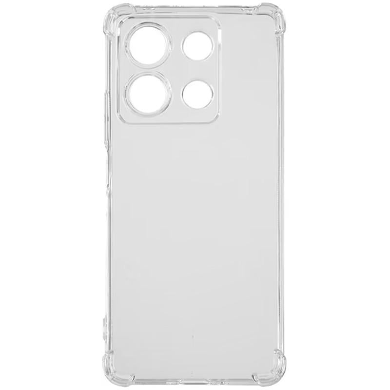 Противоударный TPU чехол GETMAN Ease logo усиленные углы для Xiaomi Poco X6 / Note 13 Pro 5G Бесцветный (прозрачный)