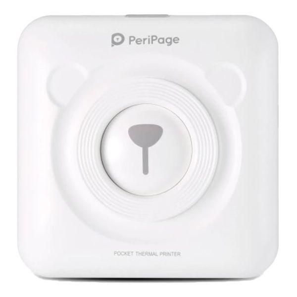 Портативный термопринтер PeriPage А6 79х79х42 мм Белый - фото 6 Портативный термопринтер PeriPage А6 79х79х42 мм Белый - фото 6