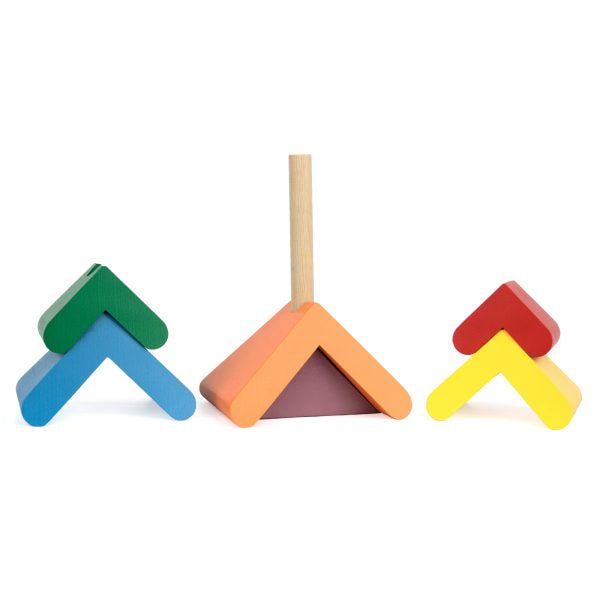 Іграшка пірамідка Кольорова ялинка (602) - фото 3 Іграшка пірамідка Кольорова ялинка (602) - фото 3