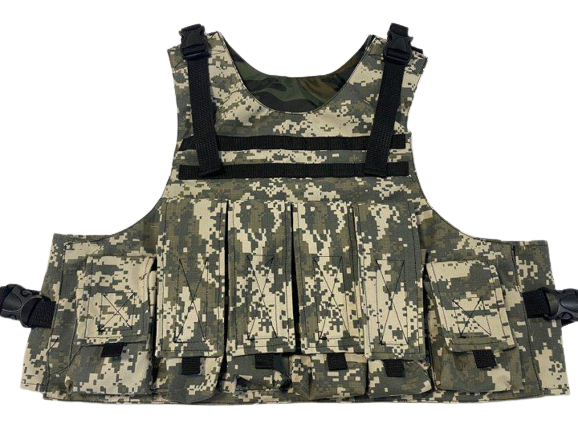 Разгрузочный жилет Пиксель/Хаки (6-1-6508)