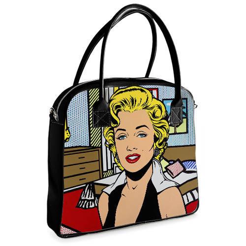 Сумка Presentville с принтом Oxford Marilyn Monroe pop art (OXF 21M003 BL)