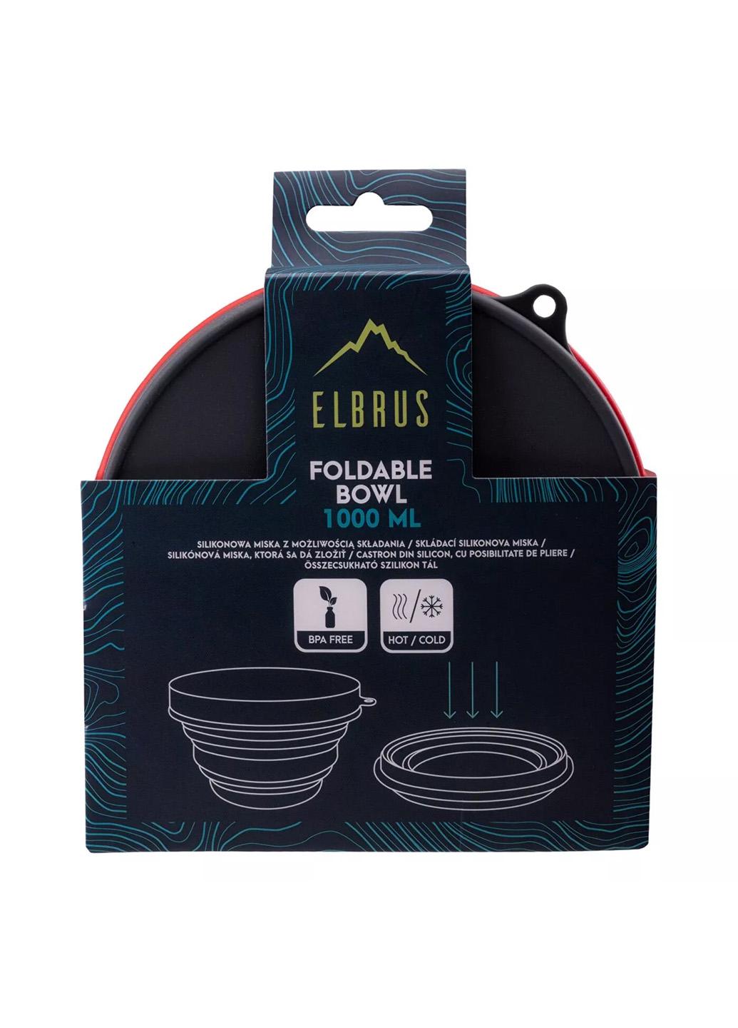 Миска складна Elbrus Foldbowl 1000 мл Red (FLDBWL100-RD) - фото 2