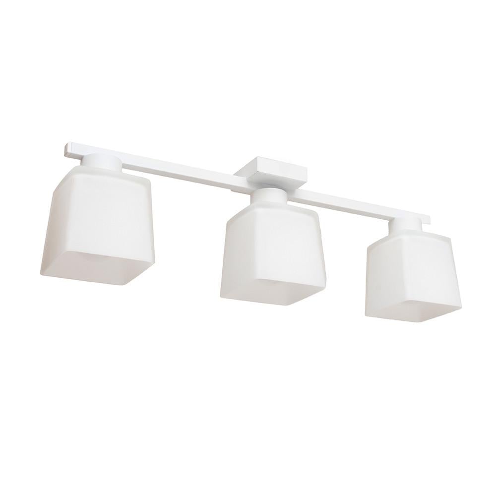 Люстра MSK ELECTRIC Sakura на три плафони під лампи Е27 Білий (NL 16510-3 WH) Люстра MSK ELECTRIC Sakura на три плафони під лампи Е27 Білий (NL 16510-3 WH)