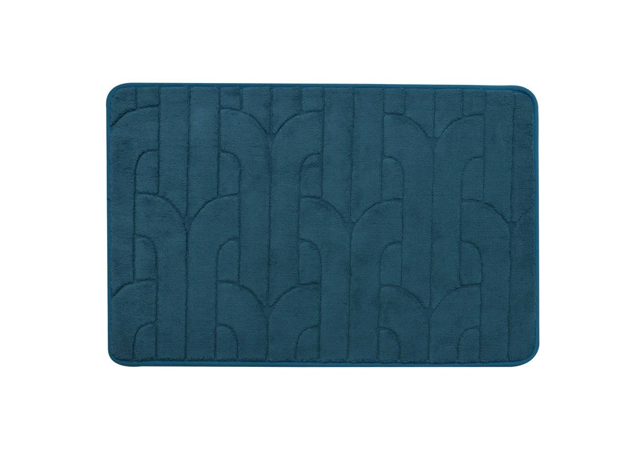 Килимок для ванної кімнати Aquarius з антиковзкою гумовою основою 50х70 см Смарагдовий (140242)