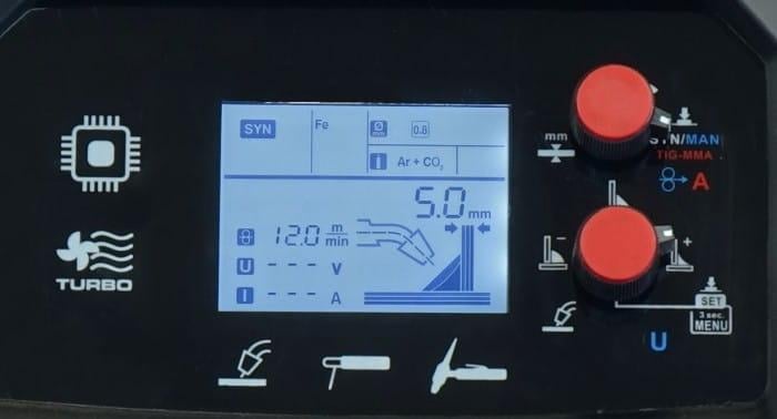 Напівавтоматичний зварювальний апарат Ideal Tecno Mig 205 Lcd Tig Mma Synergic - фото 3 Напівавтоматичний зварювальний апарат Ideal Tecno Mig 205 Lcd Tig Mma Synergic - фото 3