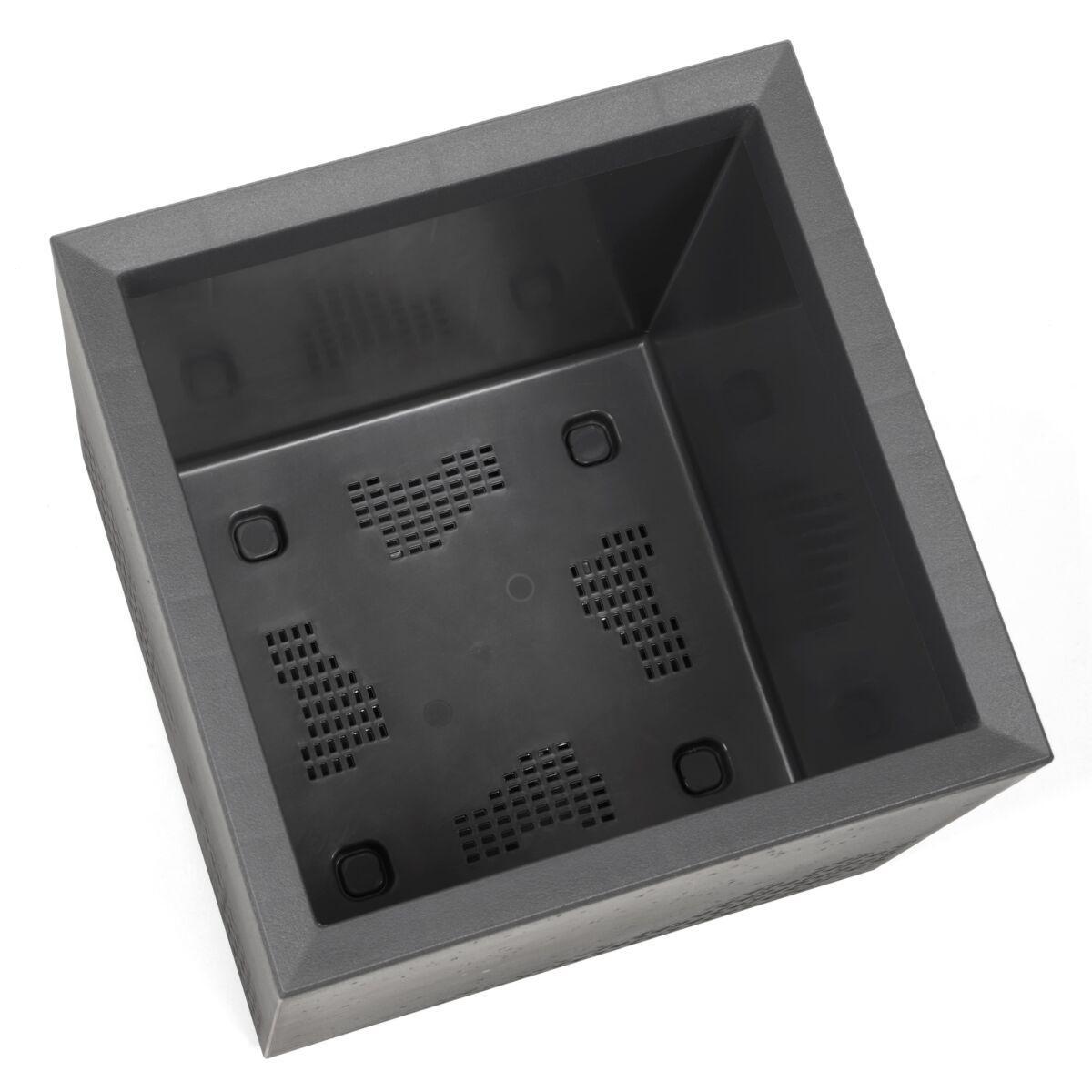 Вазон Lamela KARO 400x400x400 мм Антрацит (A-025911)