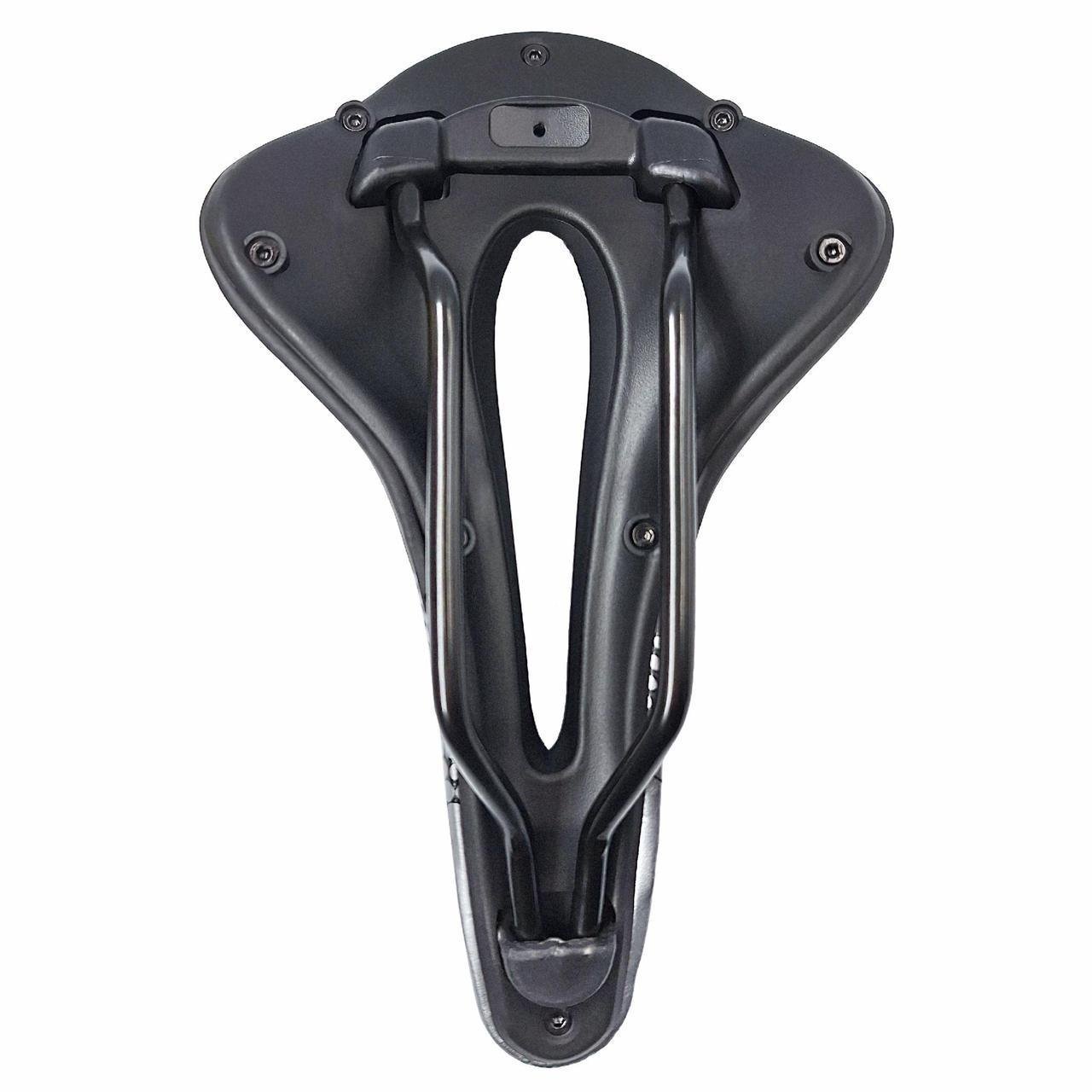 Сідло велосипедне West biking Sport YP0801117 з вентиляційним отвором 25х15 см Чорний зі сріблястим (G0001573) - фото 2 Сідло велосипедне West biking Sport YP0801117 з вентиляційним отвором 25х15 см Чорний зі сріблястим (G0001573) - фото 2