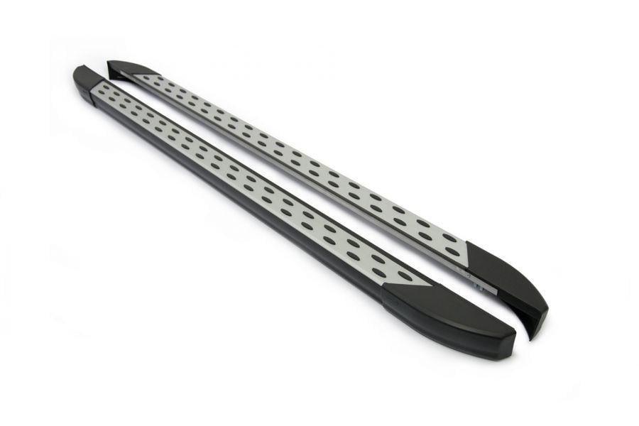 Боковые пороги Omsa Line DOT-Line средняя база для Mercedes Sprinter W901/902/903/904/905 1995-2006 гг. алюминий 2 шт. Серый (113596)