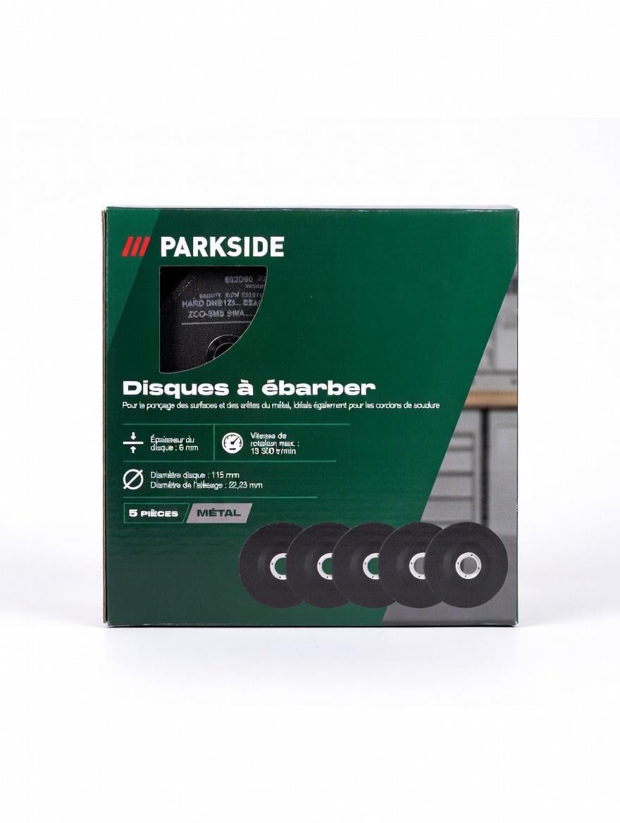 Диски зачисні по металу PARKSIDE 115x6x22,23 мм 5 шт.