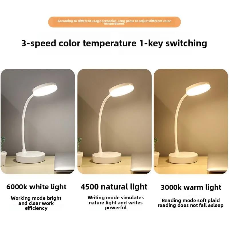 Настольная лампа аккумуляторная светодиодная для ноутбука/чтения с зарядкой от USB 3W (651-2222) - фото 7