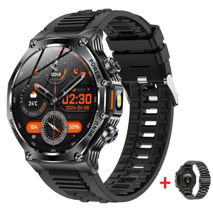 Смарт-годинник UWatch Smart Surf X Pro Rubber Black з ремінцями 2 шт. (2023) - фото 2 Смарт-годинник UWatch Smart Surf X Pro Rubber Black з ремінцями 2 шт. (2023) - фото 2