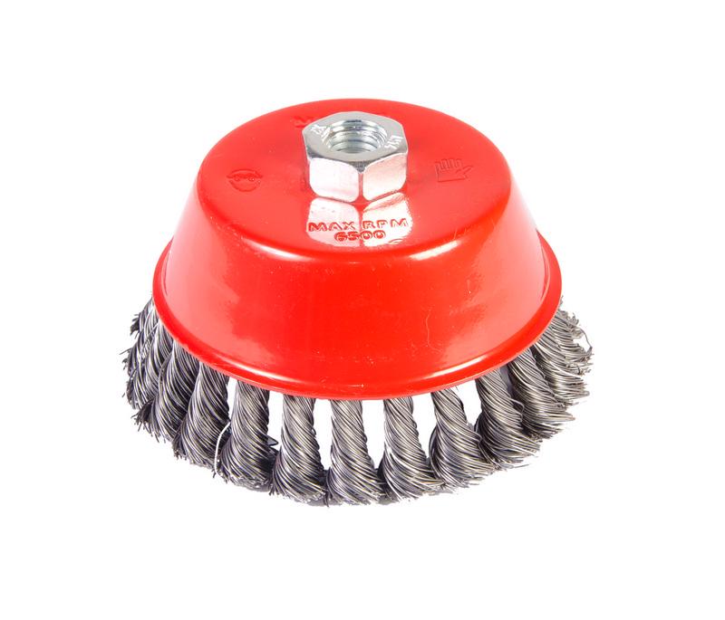 Щітка торцева Mastertool з плетеного дроту 125 м (19-7012)