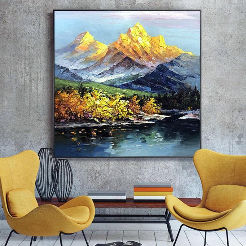 Картина на холсте ArtSale Пейзаж 70х70 см ntrl0032