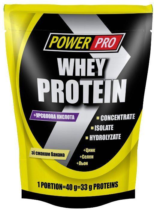 Протеин Power Pro Whey Protein 1000 g 25 servings Банан