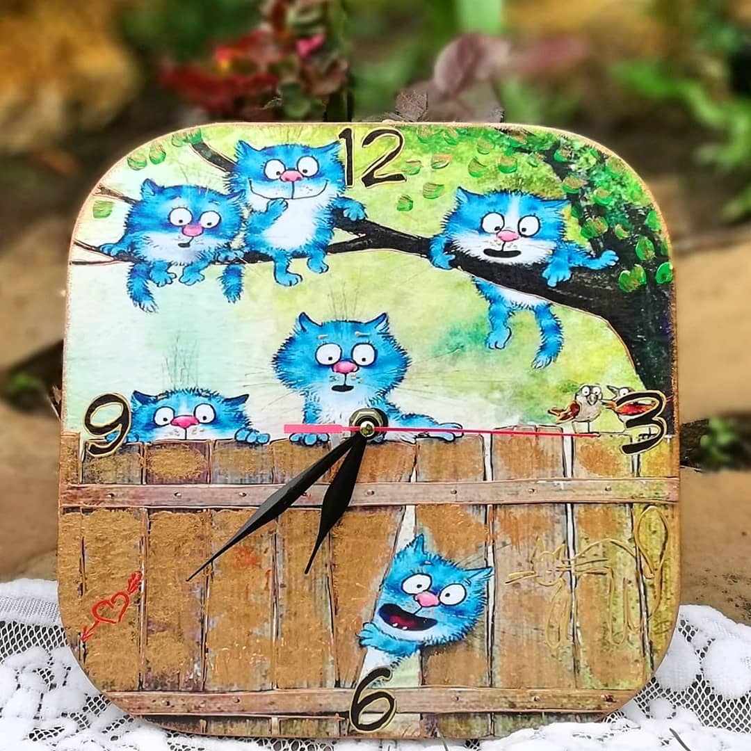 Часы настенные интерьерные Okl Gifts 25х25 см 251