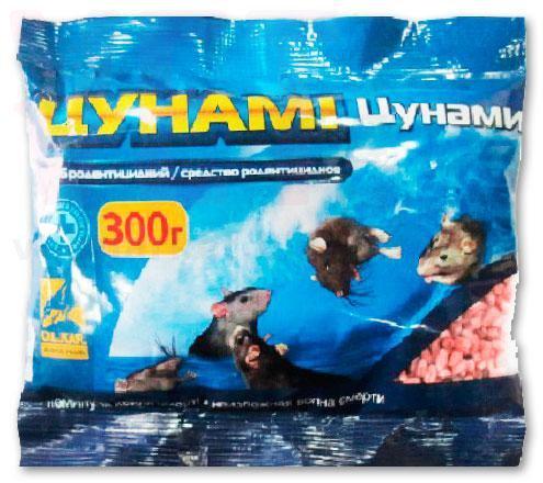 Средство родентицидное O.L.KAR Цунами 300 г (10)