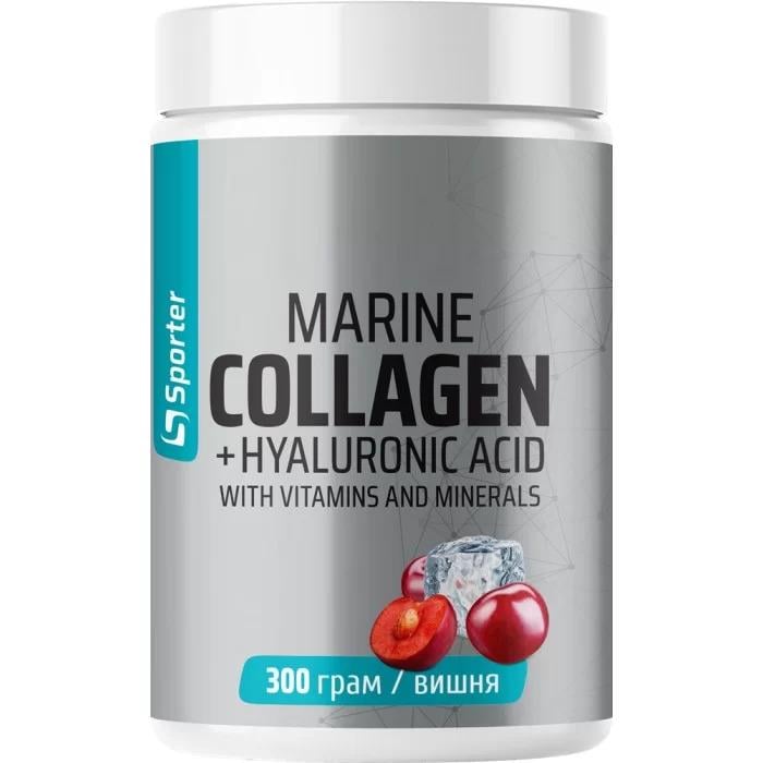 Коллаген морской Sporter Marine Collagen вишня 300 г