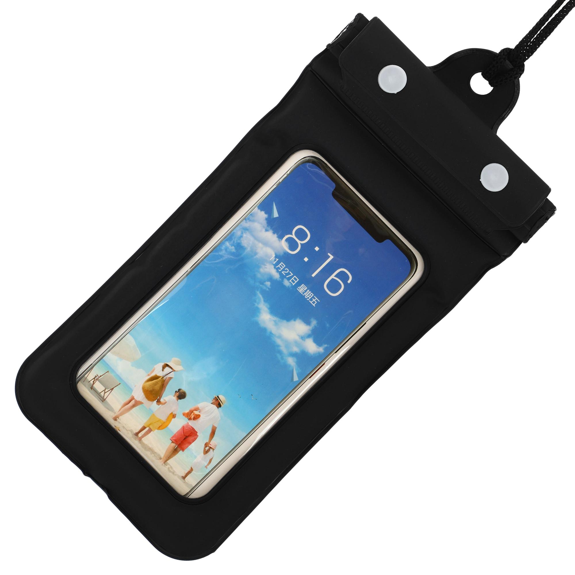 Чохол-гаманець на шию водонепроникний SP-Sport F3828 (PVC, на шию, внутрішні розміри-17x9см, чорний) - фото 3