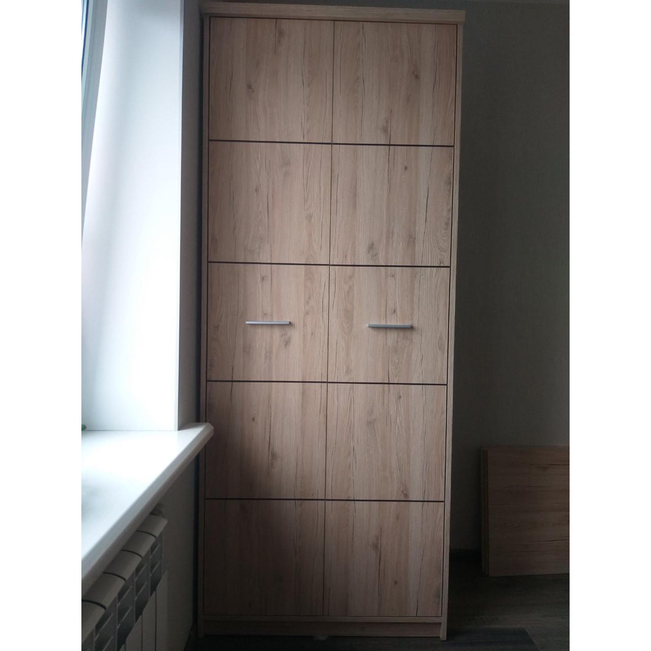 Шкаф распашной двухдверный Гербор Шанталь SZF2D Дуб санремо светлый (GRB-1430) - фото 2