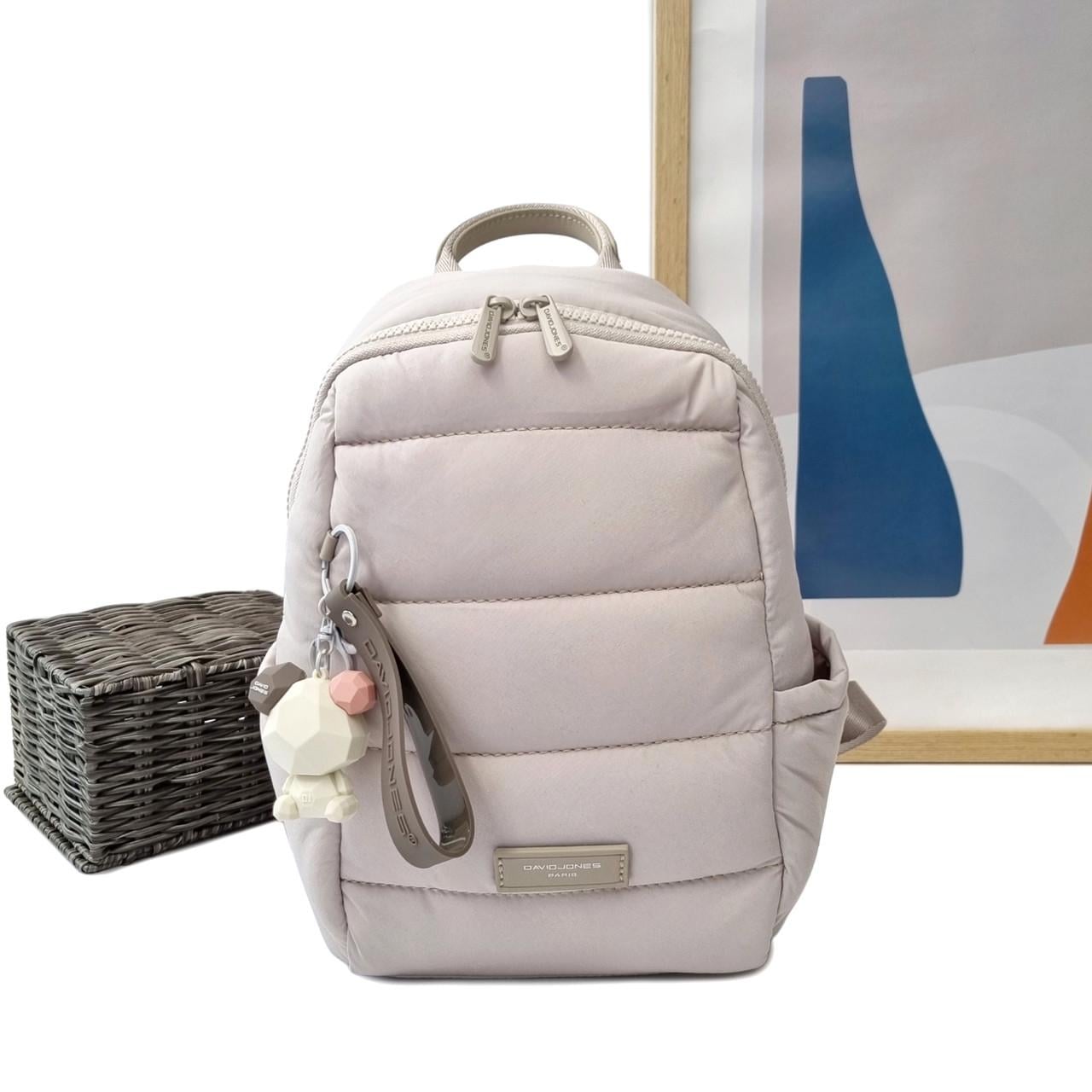 Міський рюкзак жіночий David Jones поліестер Сірий (CM7479 l.grey)