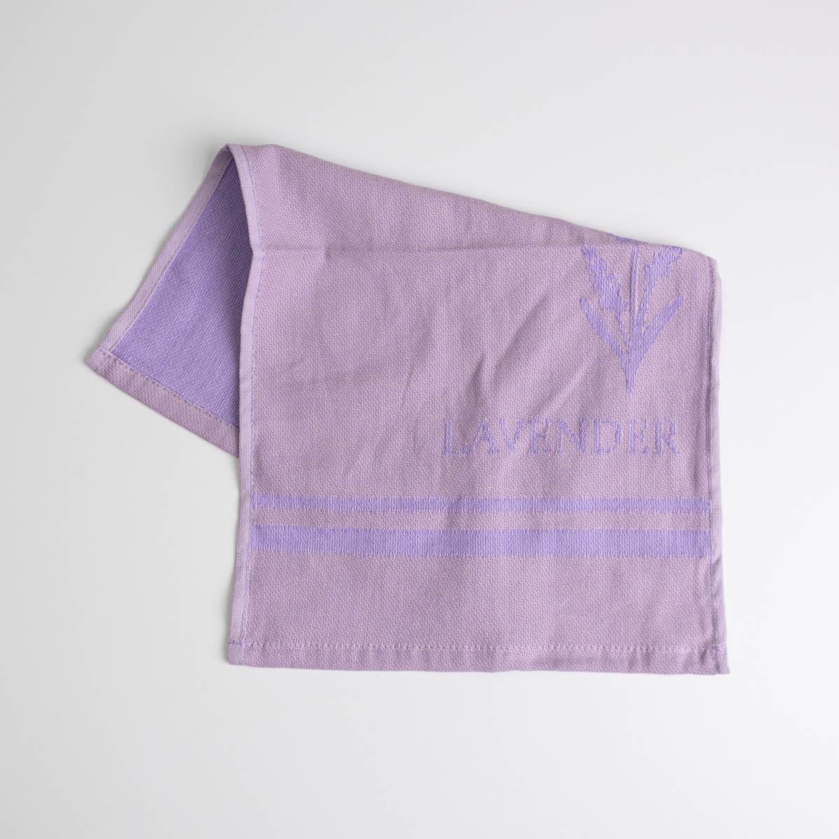 Полотенце кухонное Lavender пестротканое 260 г/м2 хлопок 30x50 см Сиренево-лиловый (pt-260-50-lilac)