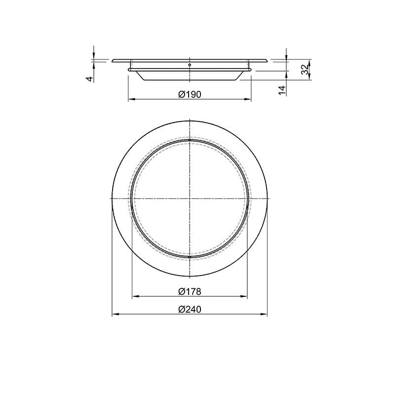 Система під відро для сміття в стільницю Ferro Fiori нержавіюча сталь d 238 мм Алюміній (169888) - фото 9 Система під відро для сміття в стільницю Ferro Fiori нержавіюча сталь d 238 мм Алюміній (169888) - фото 9