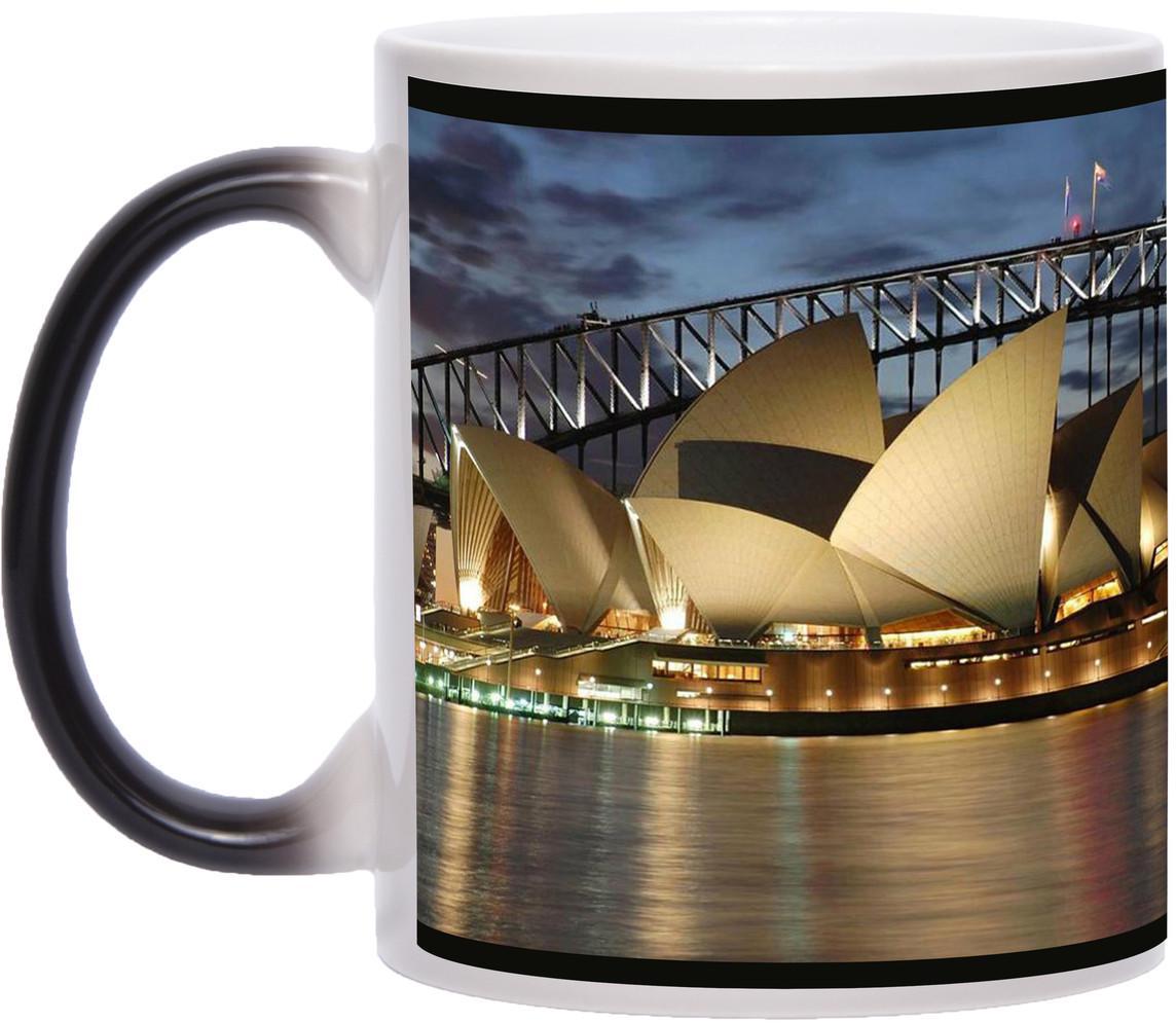 Чашка хамелеон Сіднейська опера 330 мл (new00143) - фото 1 Чашка хамелеон Сіднейська опера 330 мл (new00143) - фото 1
