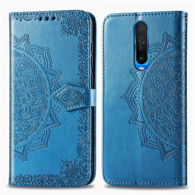 Шкіряний чохол (книжка) Art Case з візитниці для Xiaomi Redmi K30/Poco X2 Синій