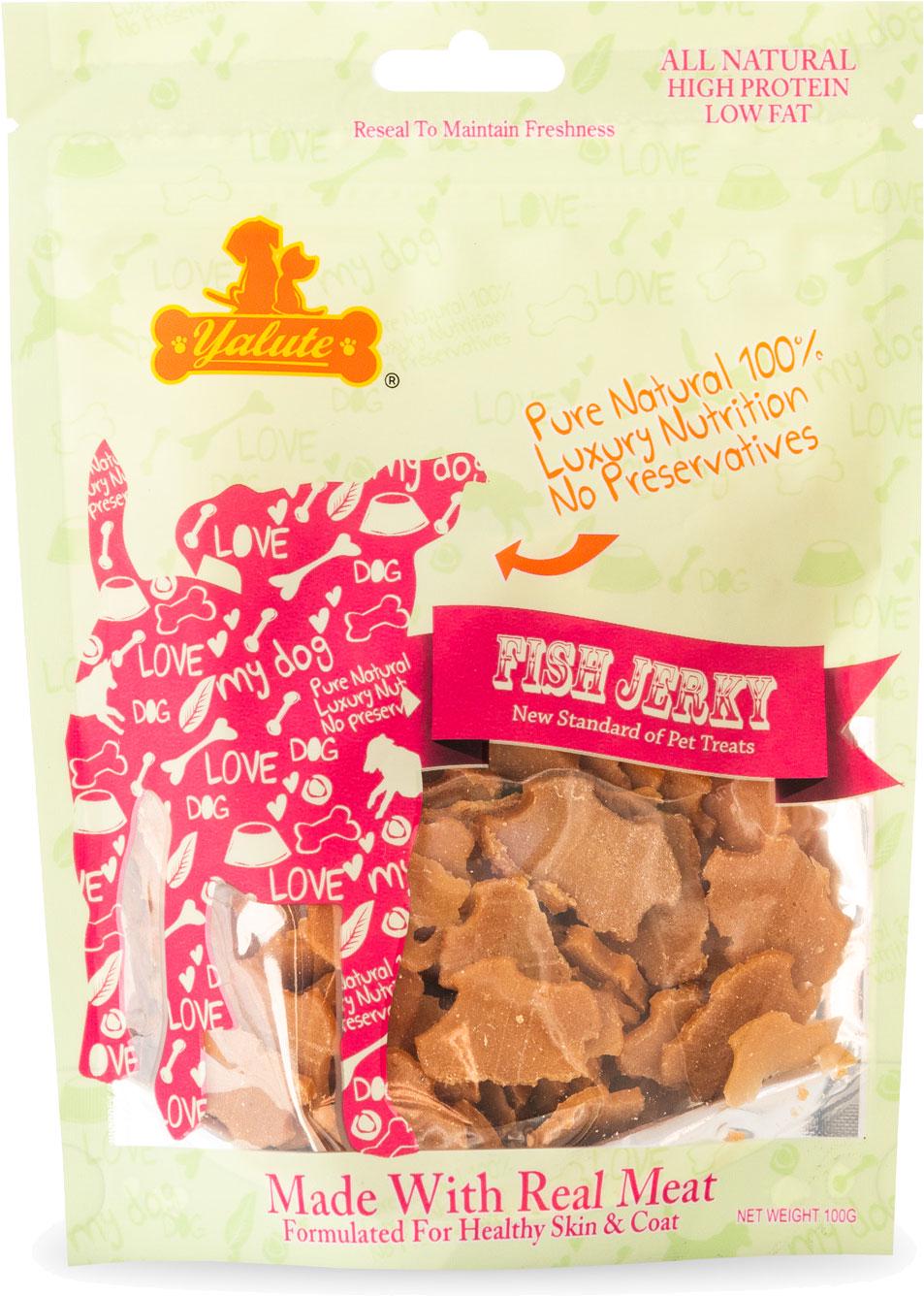 Лакомство для собак Yalute Salmon Cloud Shape Облачка из лосося 100 г (4820261920529)