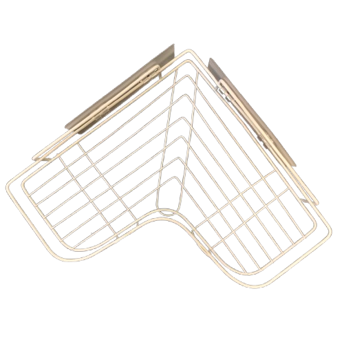 Полка угловая металлическая 26х26 см Белый (23864213) - фото 4 Полка угловая металлическая 26х26 см Белый (23864213) - фото 4