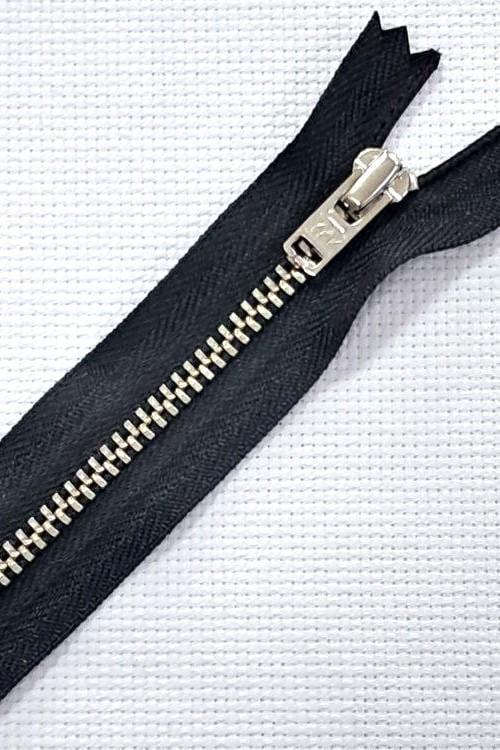 Молния для джинсов YKK 18 см Черный/Никель (2090359429)