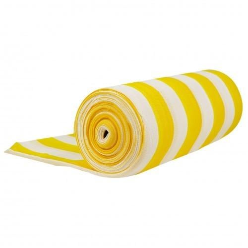 Сетка атеняющая усиленная декоративная Agreen 95% 4х50 м Бело-желтый (27975450)