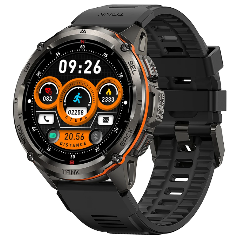 Смарт-годинник KOSPET TANK T3 ULTRA COMPASS GPS Black (190811)