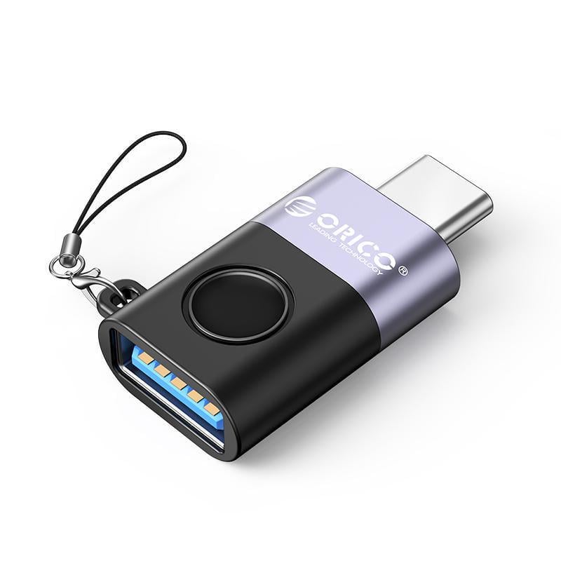 Кабель Orico Type-C-USB 22.5W 480 Мбит/с OTG USB-C на USB-A Черный (ORICO-WCA-BK-BP)