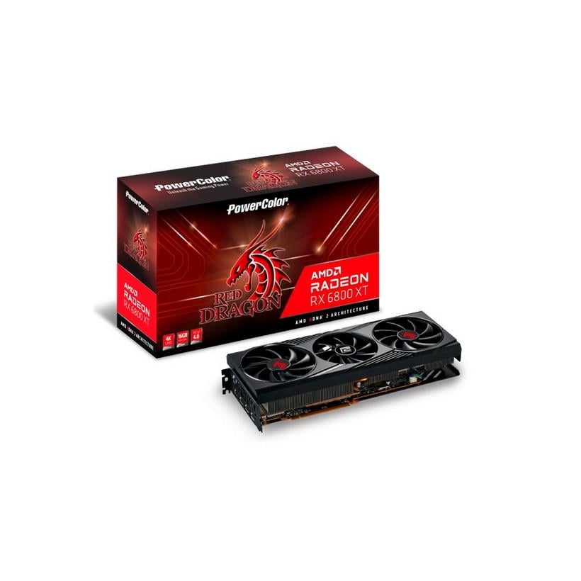 Відеокарта PowerColor Radeon RX 6800 XT 16GB GDDR6 Red Dragon (AXRX 6800XT 16GBD6-3DHR/OC) - фото 3